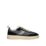 Kleurrijke Retrostijl Sneakers Napapijri , Blue , Heren