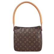 Pre-owned Canvas handbags Louis Vuitton Vintage , Brown , Dames