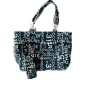 Pre-owned Canvas chanel-bags Chanel Vintage , Black , Dames