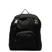 Pre-owned Canvas backpacks Prada Vintage , Black , Dames