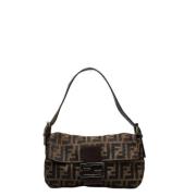 Pre-owned Canvas fendi-bags Fendi Vintage , Brown , Dames