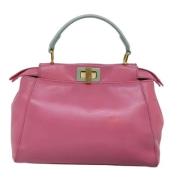 Pre-owned Leather fendi-bags Fendi Vintage , Pink , Dames