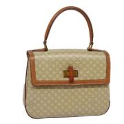 Pre-owned Canvas handbags Celine Vintage , Beige , Dames