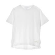 Basis Katoenen T-shirt Hést , White , Dames