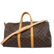 Pre-owned Canvas travel-bags Louis Vuitton Vintage , Brown , Dames