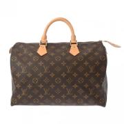 Pre-owned Canvas handbags Louis Vuitton Vintage , Brown , Dames