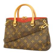 Pre-owned Canvas louis-vuitton-bags Louis Vuitton Vintage , Brown , Da...