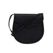 Pre-owned Leather shoulder-bags Yves Saint Laurent Vintage , Black , D...