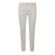 Beige Katoenen Broek Dondup , Beige , Heren