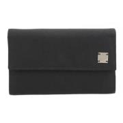 Pre-owned Canvas wallets Fendi Vintage , Black , Dames