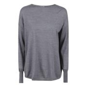 Grijze Sweater Collectie Aspesi , Gray , Dames