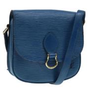 Pre-owned Leather louis-vuitton-bags Louis Vuitton Vintage , Blue , Da...