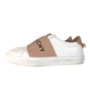 Pre-owned Leather sneakers Givenchy Pre-owned , Beige , Dames