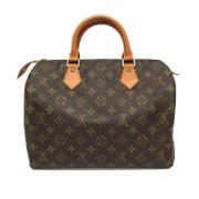 Pre-owned Canvas handbags Louis Vuitton Vintage , Brown , Dames