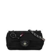 Pre-owned Canvas chanel-bags Chanel Vintage , Black , Dames