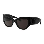 Stijlvolle zonnebril met model Bb0322S Balenciaga , Black , Dames