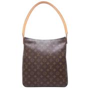 Pre-owned Canvas handbags Louis Vuitton Vintage , Brown , Dames