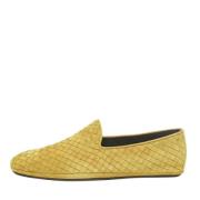 Pre-owned Suede flats Bottega Veneta Vintage , Yellow , Heren