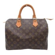 Pre-owned Canvas handbags Louis Vuitton Vintage , Brown , Dames