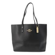 Pre-owned Leather totes Coach Pre-owned , Black , Dames