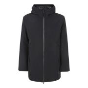 Zwarte Soft Shell Hoodie Jas Peuterey , Black , Heren