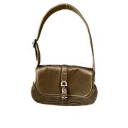 Pre-owned Satin gucci-bags Gucci Vintage , Green , Dames