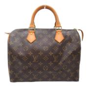 Pre-owned Canvas handbags Louis Vuitton Vintage , Brown , Dames