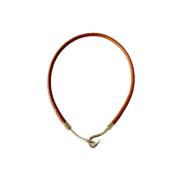 Pre-owned Leather necklaces Hermès Vintage , Brown , Dames