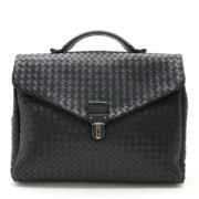 Pre-owned Leather handbags Bottega Veneta Vintage , Black , Heren