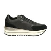 Lage Sneakers Geox , Black , Dames