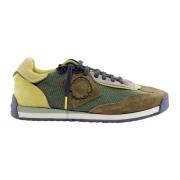 Psychedelische Khaki Sneakers Satorisan , Green , Heren