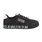 Stijlvolle Sneaker voor Heren Versace Jeans Couture , Black , Heren