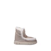 Stone Metallic Eskimo Bounce Boot Mou , Beige , Dames