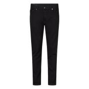 Icon Jeans Klassiek Vijf-Pocket Model Dondup , Black , Heren