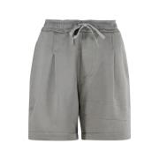 Sage Green Sweatshorts A Paper Kid , Green , Dames