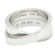 Pre-owned White Gold rings Cartier Vintage , Gray , Dames