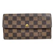 Pre-owned Canvas wallets Louis Vuitton Vintage , Brown , Dames