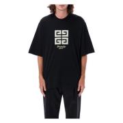 Zwart Studio Fit T-Shirt Givenchy , Black , Heren