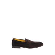 Klassieke Penny Loafer Schoenen Doucal's , Brown , Heren