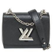 Pre-owned Leather louis-vuitton-bags Louis Vuitton Vintage , Black , D...