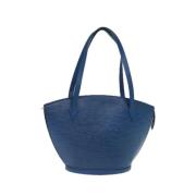 Pre-owned Leather louis-vuitton-bags Louis Vuitton Vintage , Blue , Da...