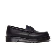 Klassieke Kalfsleren Loafer Zwart Dr. Martens , Black , Heren