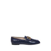 Blauwe Loafer met Ketting Tod's , Blue , Dames