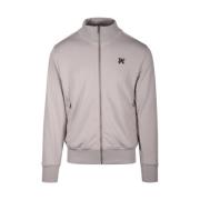 Monogram Track Jacket in Licht Grijs Palm Angels , Gray , Heren