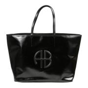 Zwarte Tote Tas Anine Bing , Black , Dames