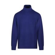 Blauwe Nacht Sweatshirt Emporio Armani , Blue , Heren