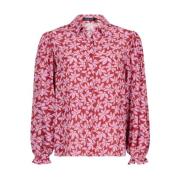 Lange Mouw Blouse Alyssa Ydence , Red , Dames