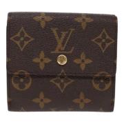 Pre-owned Canvas wallets Louis Vuitton Vintage , Brown , Dames