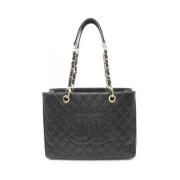 Pre-owned Leather chanel-bags Chanel Vintage , Black , Dames