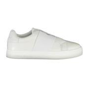 Sportieve Witte Sneakers met Elastische Band Calvin Klein , White , Da...